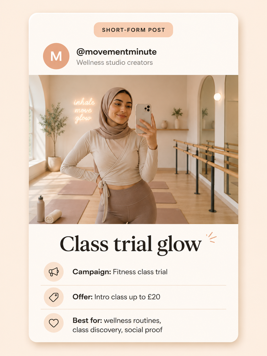Illustrative visit request content moment for London creator campaigns